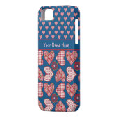 iPhone 5/5sケースのカスタマイズ:ハートとバラ Case-Mate iPhoneケース (裏面左)