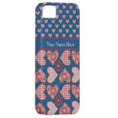 iPhone 5/5sケースのカスタマイズ:ハートとバラ Case-Mate iPhoneケース (裏面/右)