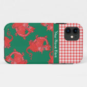 iPhone 5/5sケースをパーソナライズ：かわいい赤いドラゴン Case-Mate iPhoneケース (裏面(横))