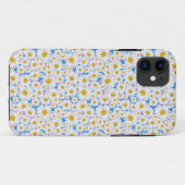 iPhone 5/5sケース – マテ – トケース:青の白いデイジー Case-Mate iPhoneケース (裏面(横))