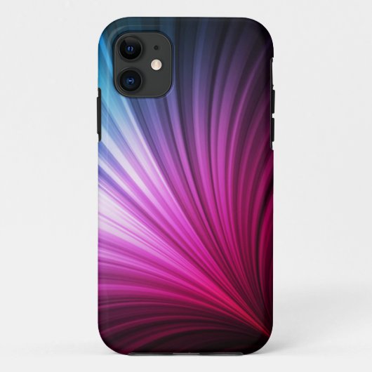 iPhone 5/5Sケース/紫と青の抽象芸術 Case-Mate iPhoneケース (裏面)