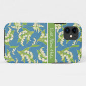 iPhone 5/5s 耐衝撃ケース スズラン 青 Case-Mate iPhoneケース (裏面(横))