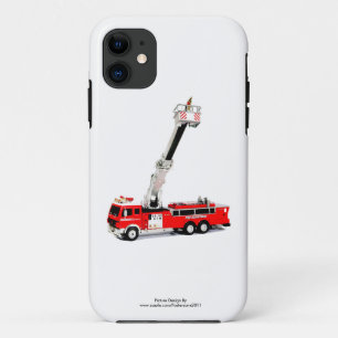 iPhone-5-5S-Kolly-There用の消防車の画像 iPhone 11 ケース