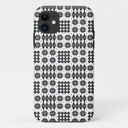 iPhone 5/5s Xtremeケース白黒ウェルシュタペストリー Case-Mate iPhoneケース (裏面)