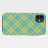 iPhone 5/5s Xtreme Case：ブルーイエローグリーン：プレイド Case-Mate iPhoneケース (裏面(横))