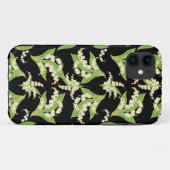 iPhone 5/5s Xtreme Case Lilies of the Valley Black Case-Mate iPhoneケース (裏面(横))