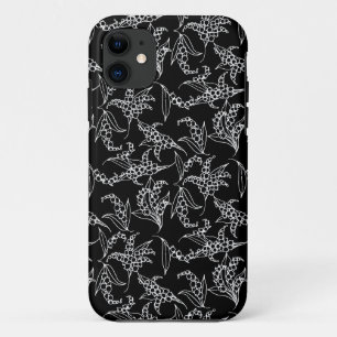 iPhone 5/5s Xtreme Case Lilies-of-the-Valley Black 11 ケース