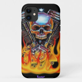 Iphone 5 bt -アメリカ筋肉スカル 11 ケース