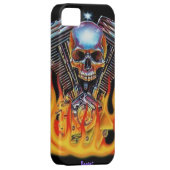 Iphone 5 bt -アメリカ筋肉スカル Case-Mate iPhoneケース (裏面/右)