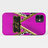 iPhone 5 Case-Mateケース ホットピンク ゴールド ブラック Case-Mate iPhoneケース (裏面(横))