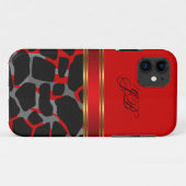 iPhone 5 Case-Mateケース ワイルド レッド ブラック Case-Mate iPhoneケース (裏面(横))