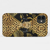 iPhone 5 Case-Mate ゴールド ブラック レオパード iPhoneケース (裏面(横))