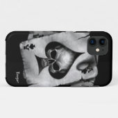 Iphone 5 ID -スペードのスカル Case-Mate iPhoneケース (裏面(横))
