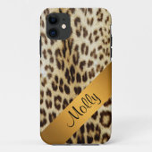 iPhone 5 Leopard Monogram金ゴールドケース Case-Mate iPhoneケース (裏面)