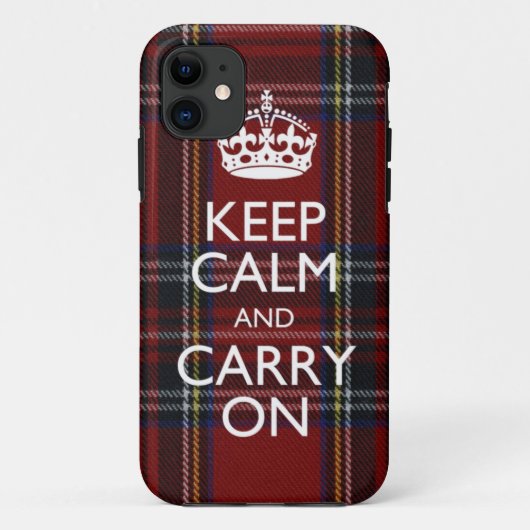 iPhone 5Keep Calm and Carry Onカバー Case-Mate iPhoneケース (裏面)