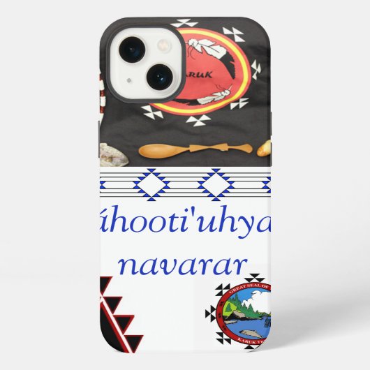 Iphone 6の場合先住民のスタイル iPhoneケース (裏面)