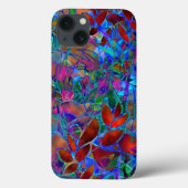 iPhone 6ケース丈夫なフローラ抽象芸術ステンドグラス Case-Mate iPhoneケース (裏面)