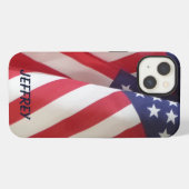 iPhone 6ケース・アメリカン・フラグ、頑丈 iPhoneケース (裏面横)