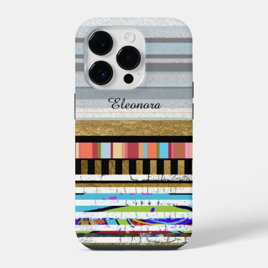 iPhone-6極度カッコいいは縞で飾ります iPhoneケース (裏面)