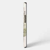 iPhone 6 モノグラム入り 水彩背景ケース iPhoneケース (左側面)