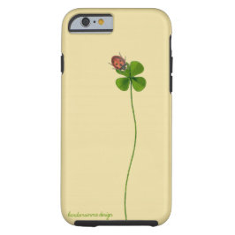 iPhone 6/6sケース（4葉クローバーとテンジウムシ） iPhone 11 Proケース