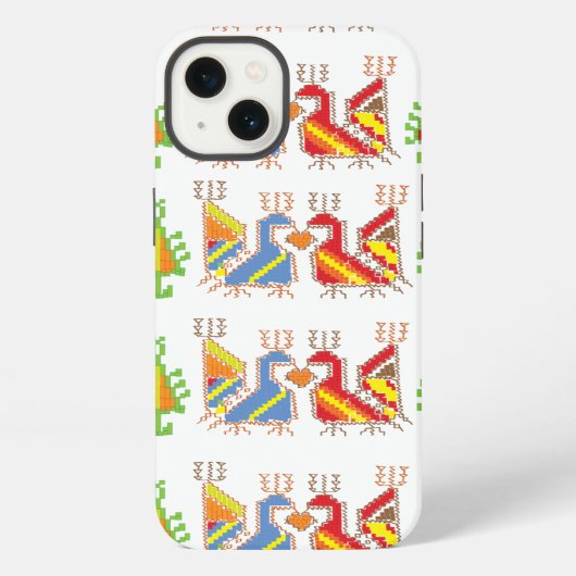 iPhone 6/6s Tough Xtreme 手帳型ケース 刺繍柄 iPhoneケース (裏面)