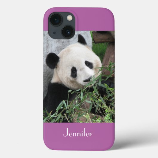 iPhone 6 Case Giant Panda Pale Purple Bkgnd Case-Mate iPhoneケース (裏面)