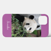 iPhone 6 Case Giant Panda Pale Purple Bkgnd Case-Mate iPhoneケース (裏面 (横))