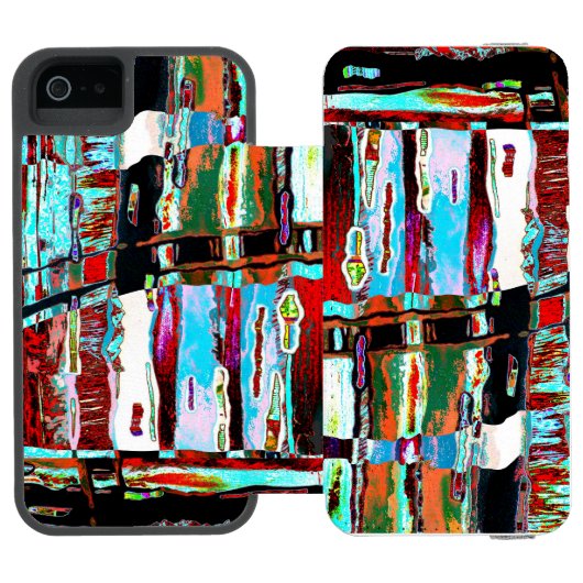 iPhone 6 Wallet Case Collapse Reflection Abstract Incipio iPhoneウォレットケース (フォリオ Open)