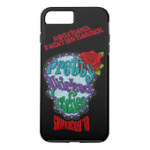 iPhone 7のかわいらしく悪賢い女性例 Case-Mate iPhoneケース (裏面)