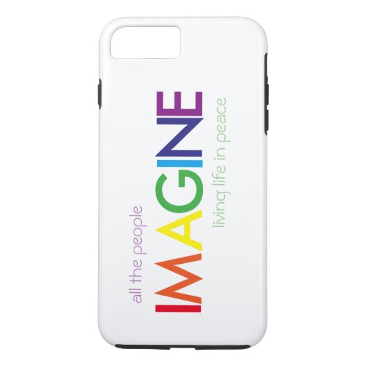 iPhone 7のプラスの堅い場合を想像して下さい Case-Mate iPhoneケース (裏面)