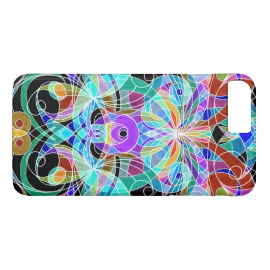 iPhone 7のプラスの場合の民族のスタイル Case-Mate iPhoneケース (裏面(横))