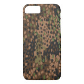 Iphone 7の場合ドイツWWIIのカムフラージュのエンドウ豆の点44 Case-Mate iPhoneケース (裏面)