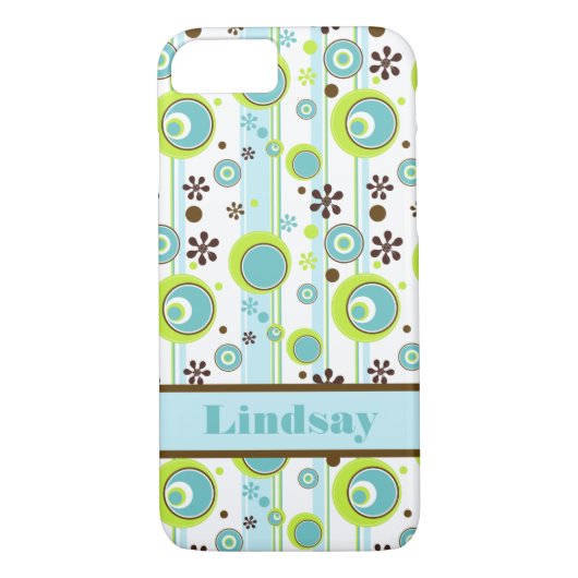 iPhone 7ケース |円 |アクアグリーンブラウン Case-Mate iPhoneケース (裏面)