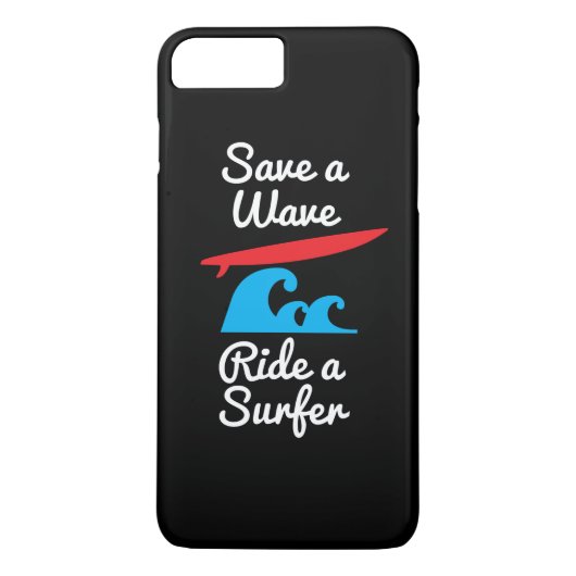 iPhone 7プラスカバー場合-ライダーサーファー Case-Mate iPhoneケース (裏面)