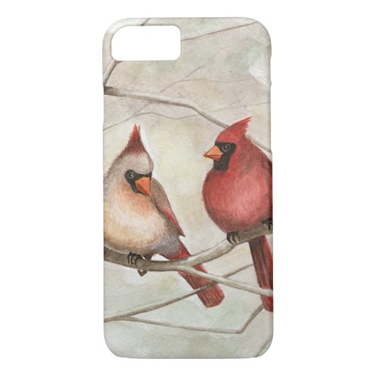 iPhone 7/8赤深紅色カスタムスリムケース Case-Mate iPhoneケース (裏面)