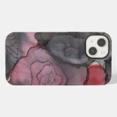 iPhone 7/8 ブラック レッド ベリー スマホケース iPhoneケース (裏面横)