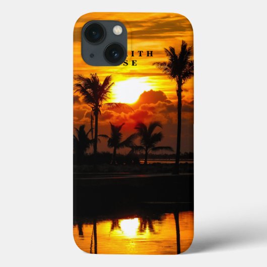 Iphone 7/8 Tuff Case Florida鍵Sunrise Case-Mate iPhoneケース (裏面)
