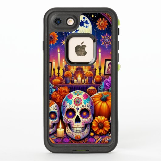 iPhone 8/7用おもしろハロウィンケース (裏面)