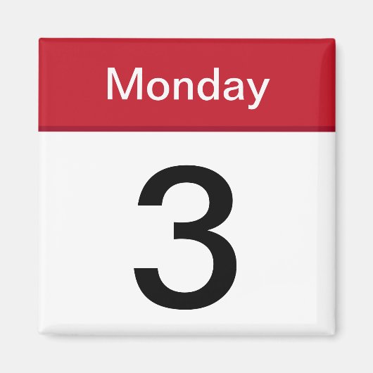 iPhone App Magnet – カレンダー – カスタマイズ可能 マグネット (正面)