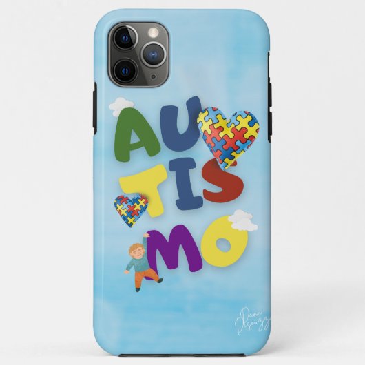 Iphone Autismo Case-Mate iPhoneケース (裏面)