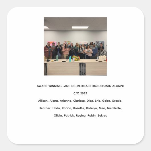 iPhone Case スクエアシール (正面)