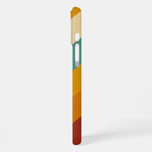iPhone Case -70s Retro Style (Colourful) iPhoneケース (左側面)