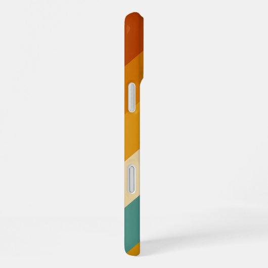 iPhone Case -70s Retro Style (Colourful) iPhoneケース (右側面)