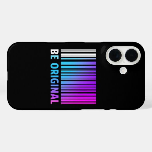 Iphone case "Be original" Case-Mate iPhoneケース (裏面 (横))