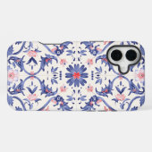  iPhone Case: blue@pink. iPhoneケース (裏面横)