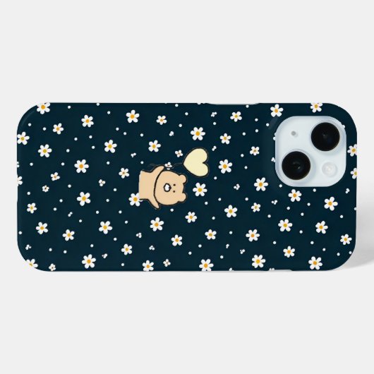 Iphone case cute bear Case-Mate iPhoneケース (裏面 (横))