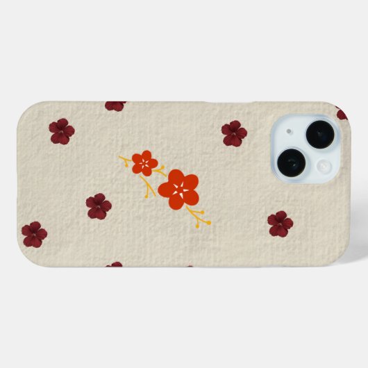 Iphone case flowers Case-Mate iPhoneケース (裏面 (横))