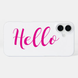 iPhone Case - Hello iPhone 16 Plusケース