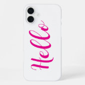 iPhone Case - Hello iPhoneケース (裏面)